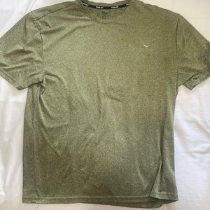 Mens everlast medium army green polyester athletic shirt